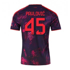 Pánské fotbalový oblečení Bayern Munich Aleksandar Pavlovic #45 Tretí košile 2026-27 Krátkým Rukávem